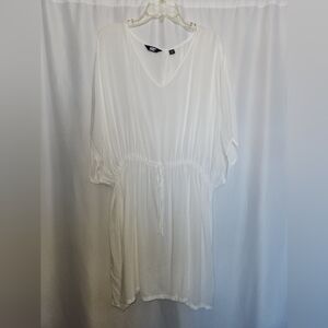 Lands' End White Swim Coverup Size  XL-XXL #beach lightweight #vacation #travel